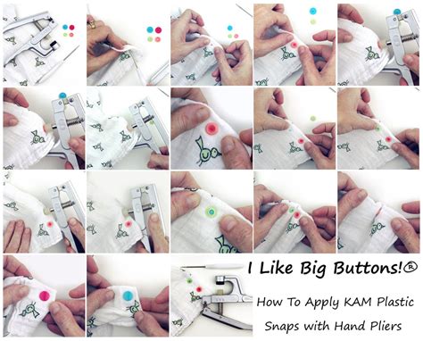 how to apply snap buttons.